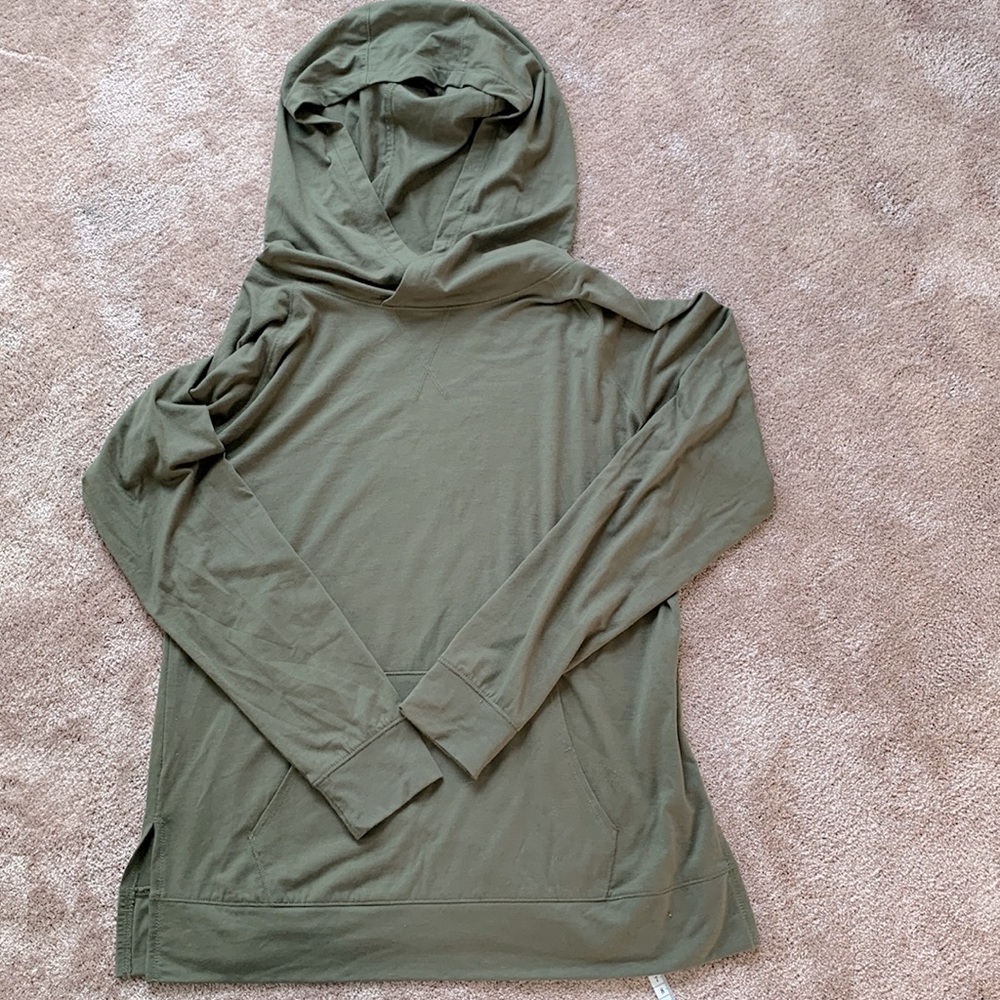 Light-weight Army Green Hoodie